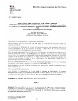 Arrêté préfectoral – enquête publique – Parc éolien Pogny