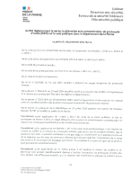 Arrêté préfectoral – Protoxyde d’azote